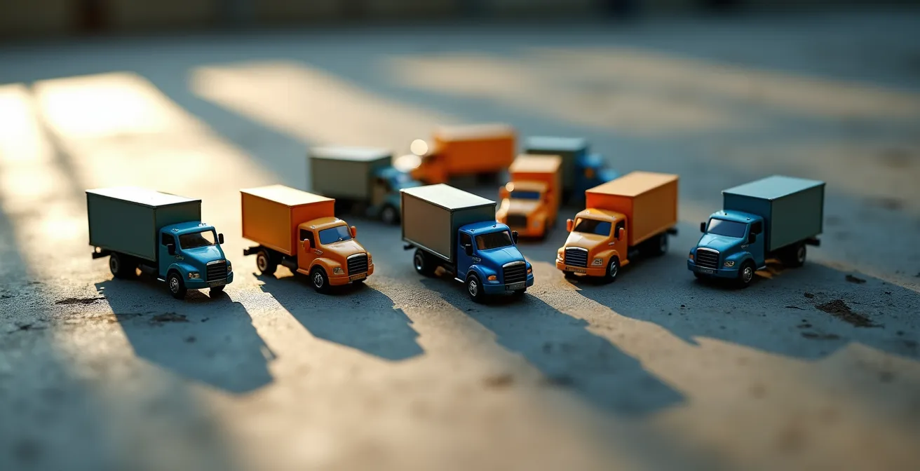 Visualisatie van triangulatie routes in backhauling