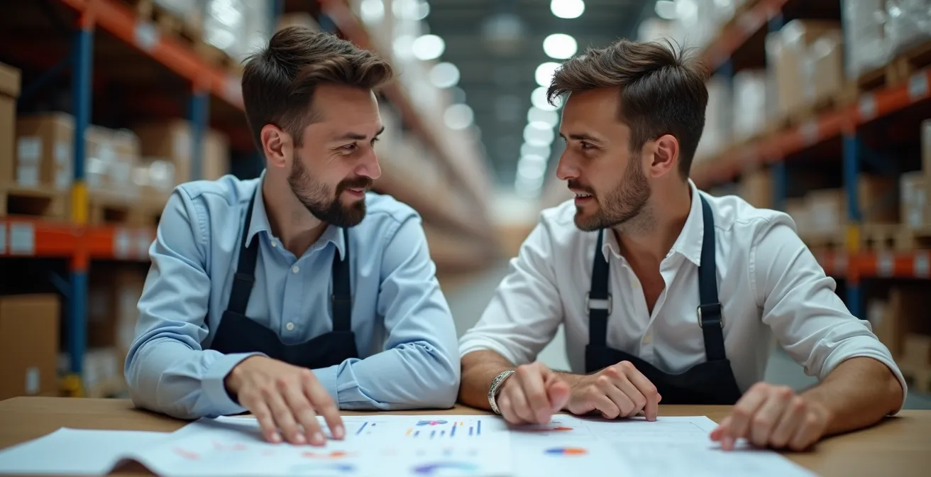 Symbolische weergave van langdurig partnerschap in logistiek met nadruk op menselijke connectie
